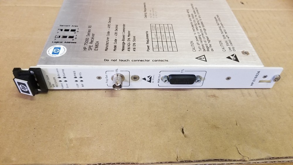 HP E1682A SONET/SDH SPE Receiver