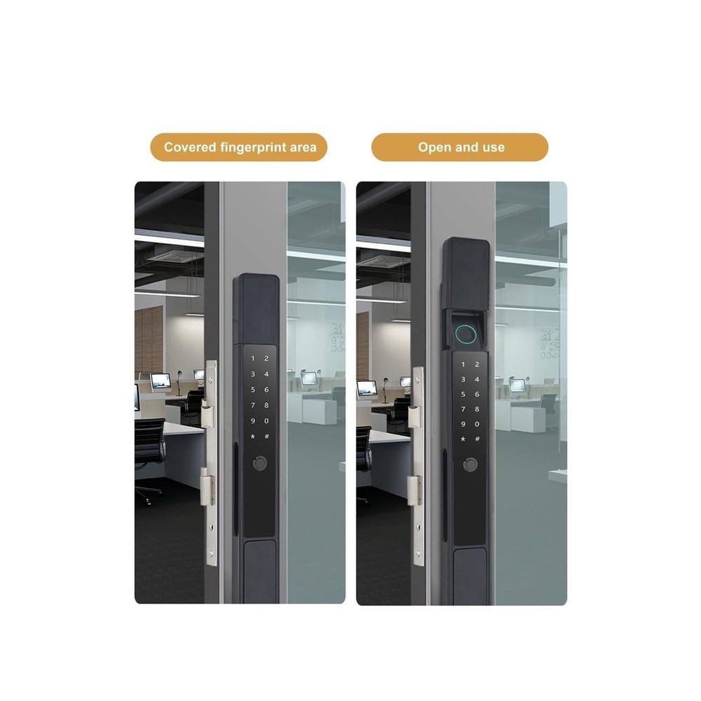 Waterproof Fingerprint Bluetooth RFID Code Keyless Electronic Smart Door Locks