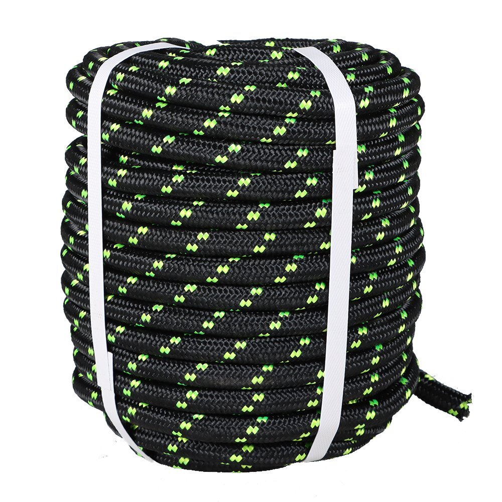 1/2' x 150' Double Braid Polyester Rope Rigging Rope Breaking Strength