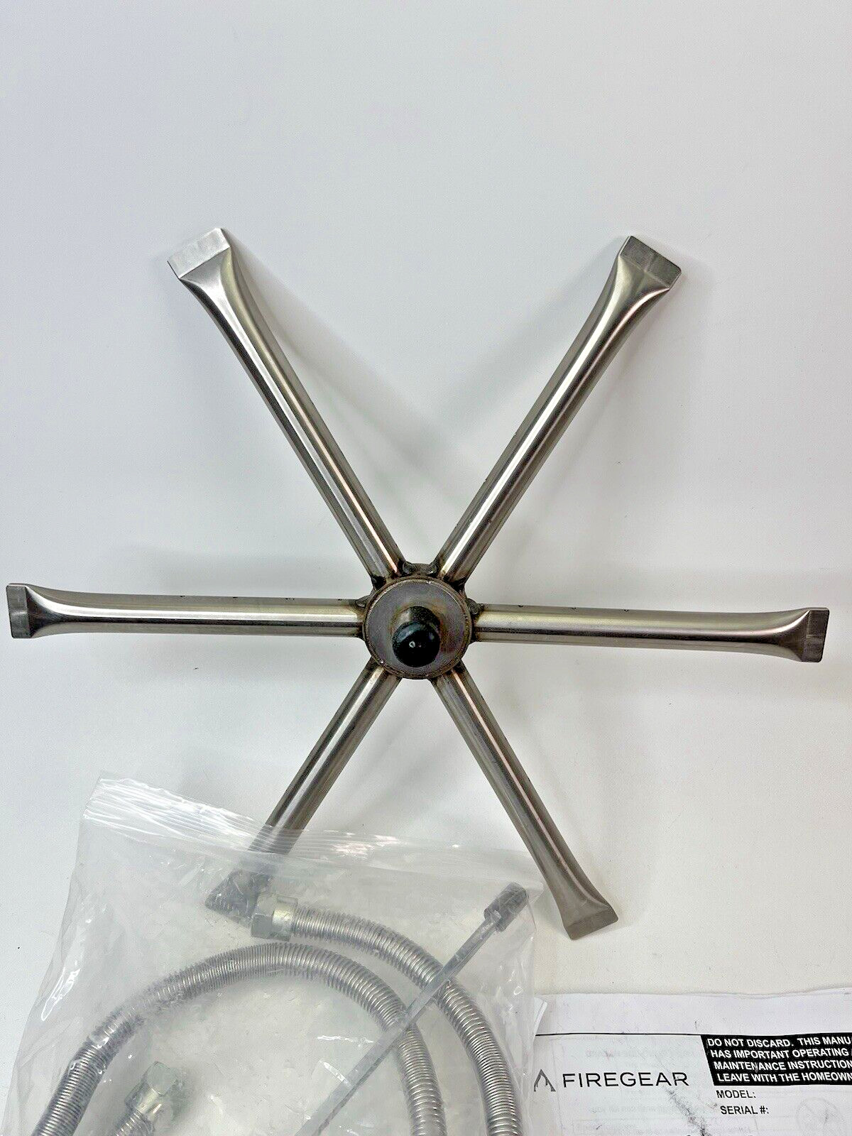 Firegear DBS-16K Stainless Steel Outdoor Gas Fire Pit Burning Spur 16"