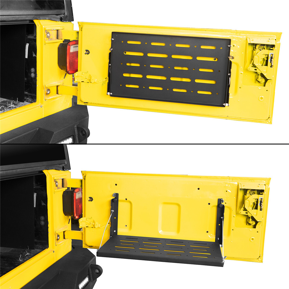 Tailgate Table Foldable Cargo Shelf Bracket Storage for 97-06 Jeep Wrangler TJ