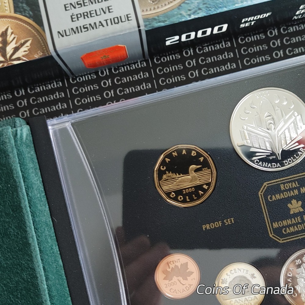 2000 Canada 8 Coin Proof Set - With Special Edition Silver Dollar #coinsofcanada