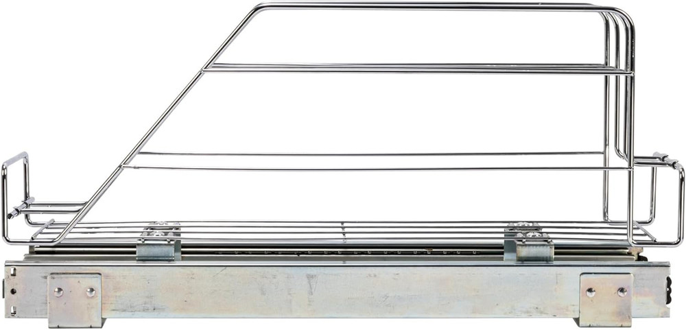 Glidez Multipurpose Chrome-Plated Steel Pull-Out/Slide-Out Storage Organizer for