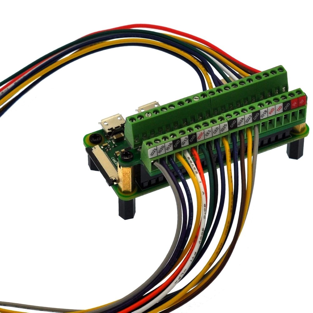 Raspberry Pi GPIO Breakout Module - 2.54mm Pitch, Durable Materials