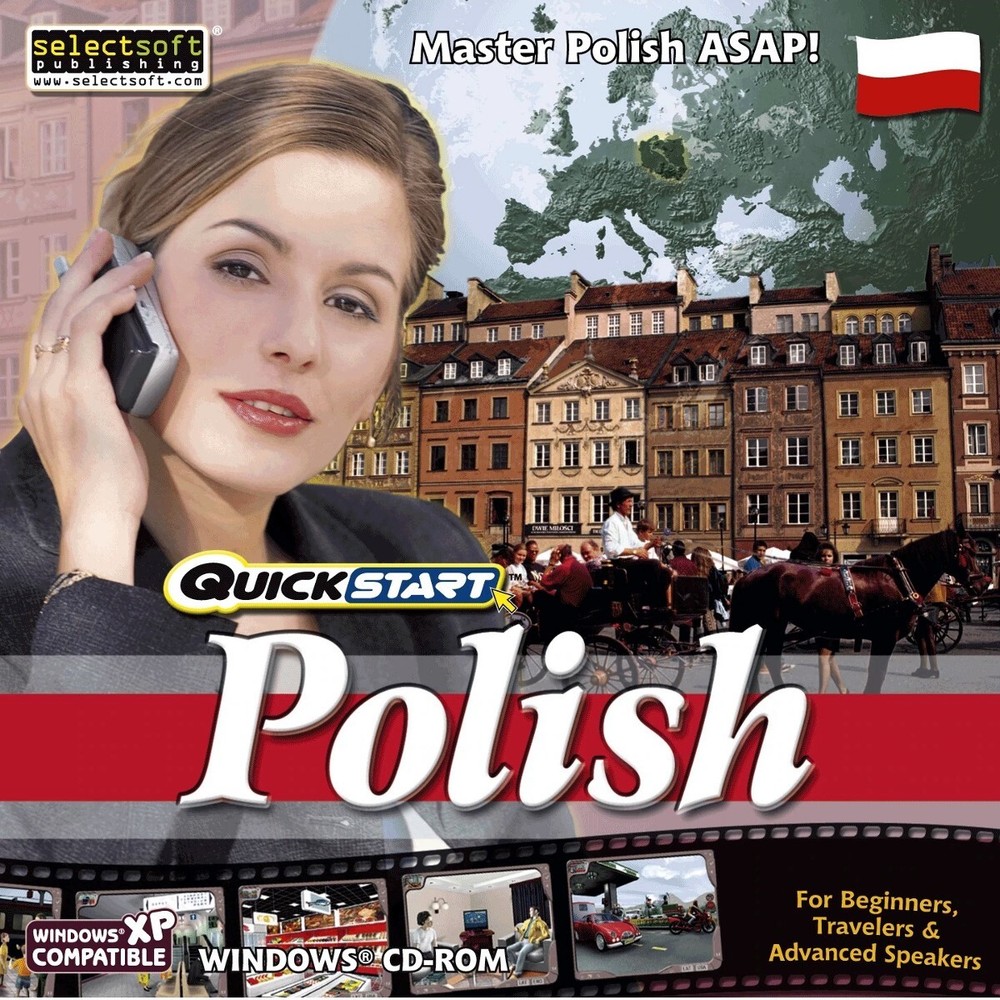 Quickstart Immersion Polish Language Tutorial PC Software Sealed New