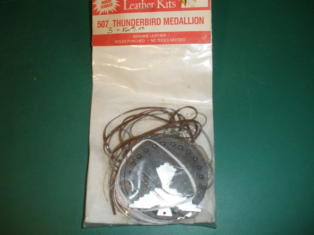 NEW Vintage 507 Thunderbird Medallion Leather Kit (SU70C)