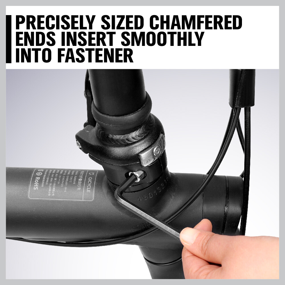 HORUSDY 48PC Ratcheting Wrench Set Ball End Hex Key SAE & Metric Gear With Pouch