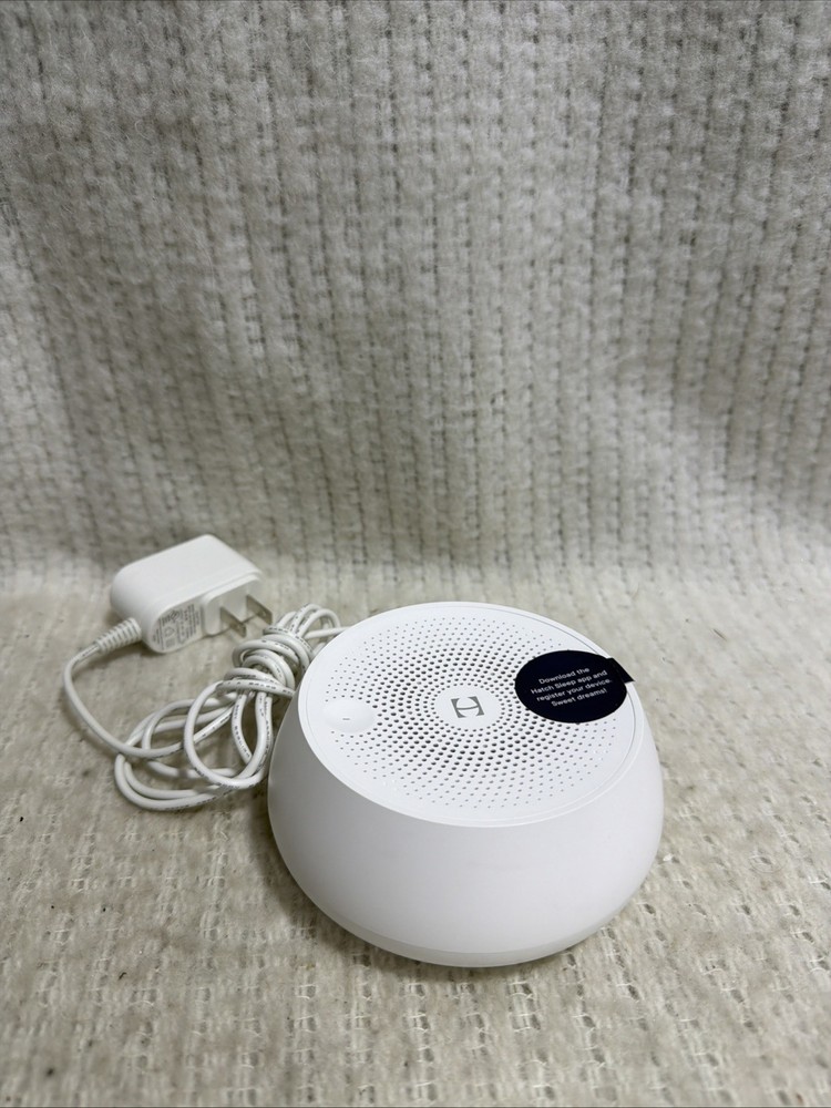 Hatch Rest Mini 01 Sound Machine RESTMINI01 w/ Power Supply Tested Works