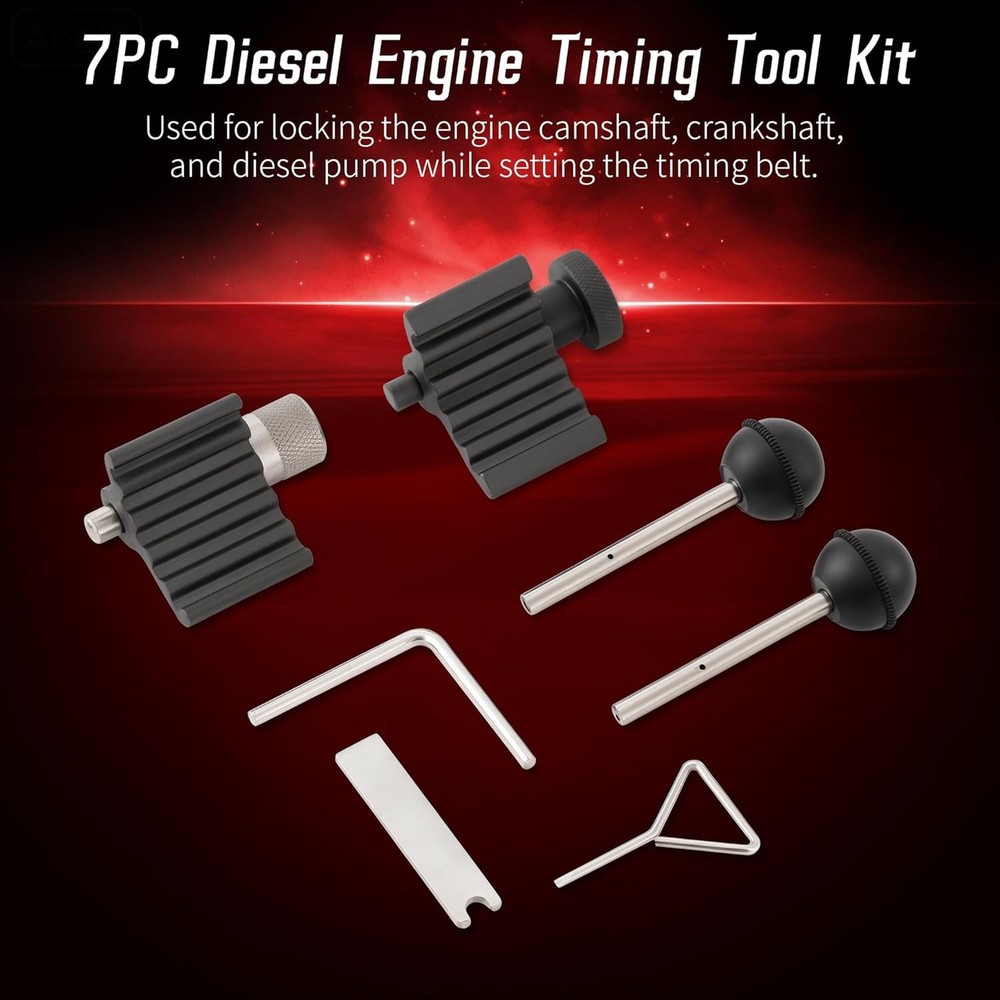 7PCS Diesel Engine Camshaft Alignment Timing Tool Kit, Compatible with VW Audi S