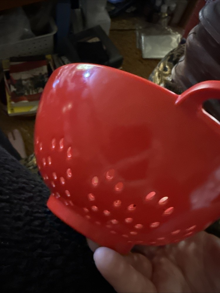 CULINARY ELEMENTS RED COLANDER 100% MELAMINE