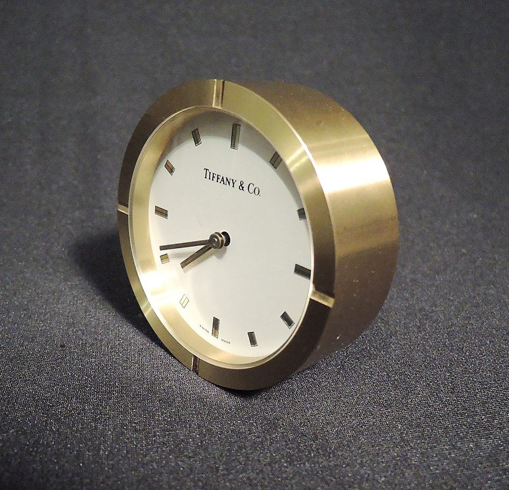 Tiffany Desk Clock, Quartz, Beautiful Condition