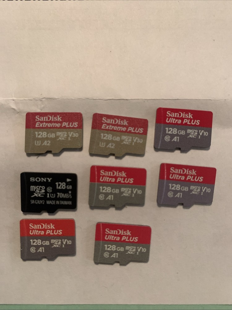 1 X 128gb microsd