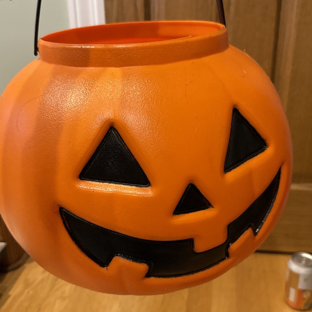 Large 12” Jack O Lantern Pail