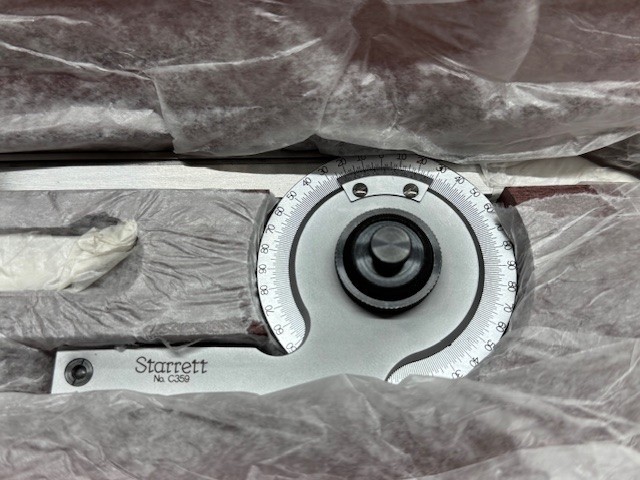 Starrett C359FZ Precision Universal Bevel Vernier Protractor, 360*