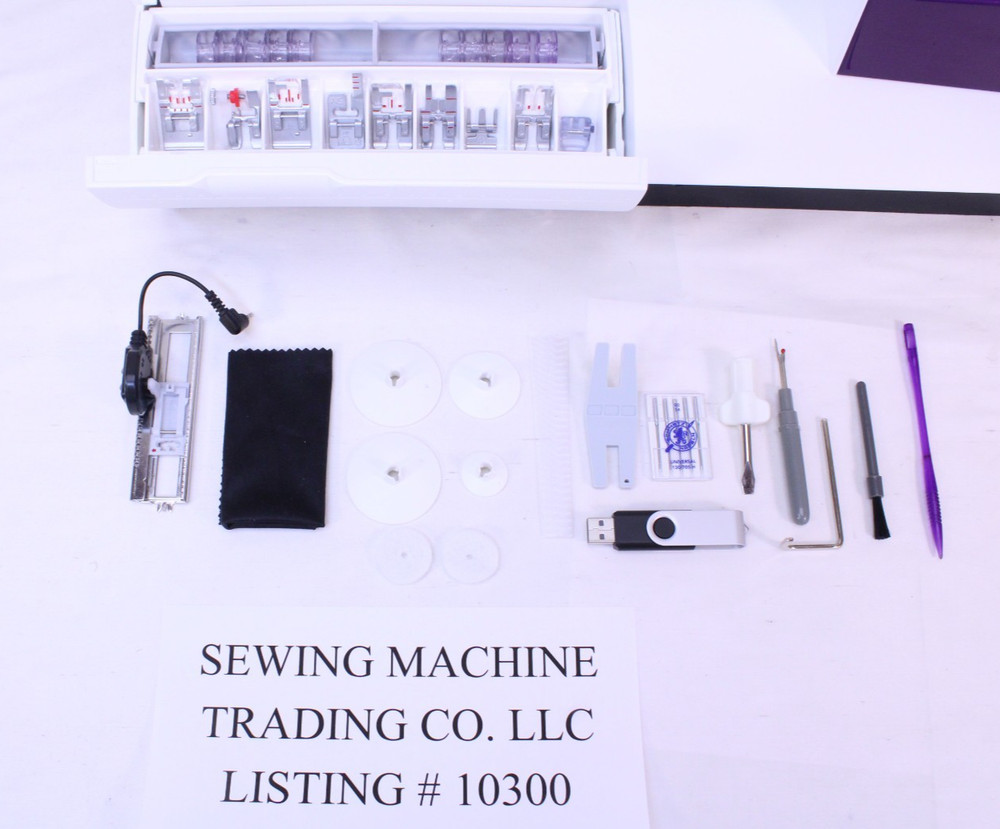 MINT PFAFF CREATIVE PERFORMANCE SEWING QUILTING+ EMBROIDERY MACHINE - LIKE 4.5!