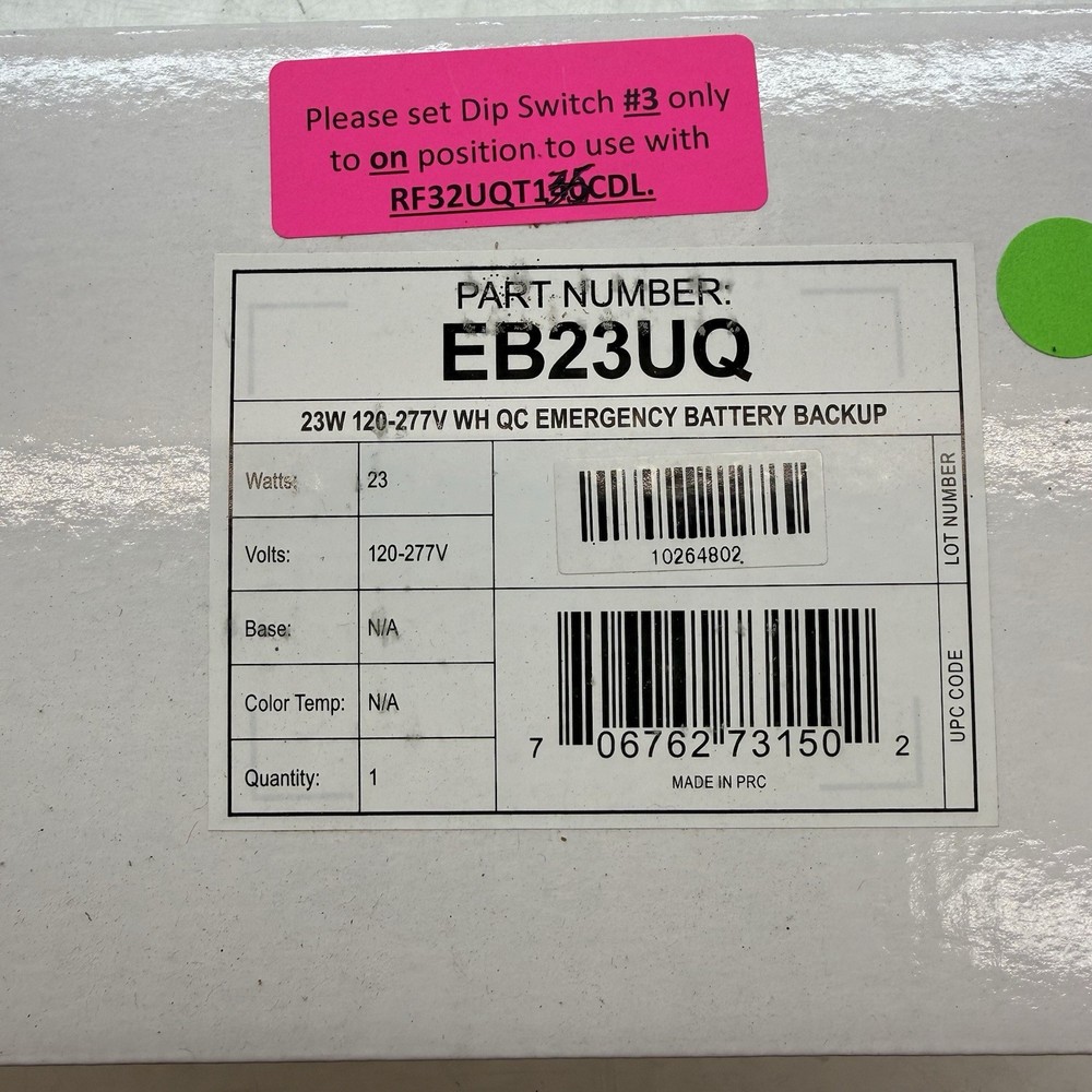 Litetronics EB23UQ Emergency Battery Backup - NEW