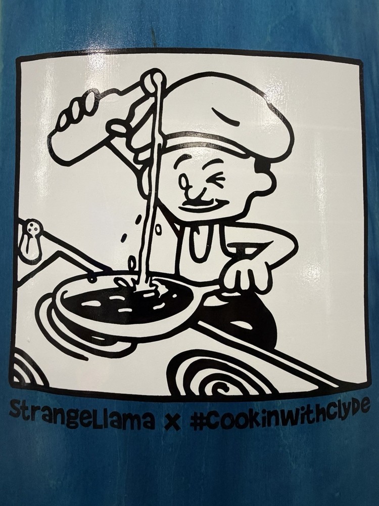 The Ollie Llama Clyde Singleton Deck - Signed by Clyde Singleton #1