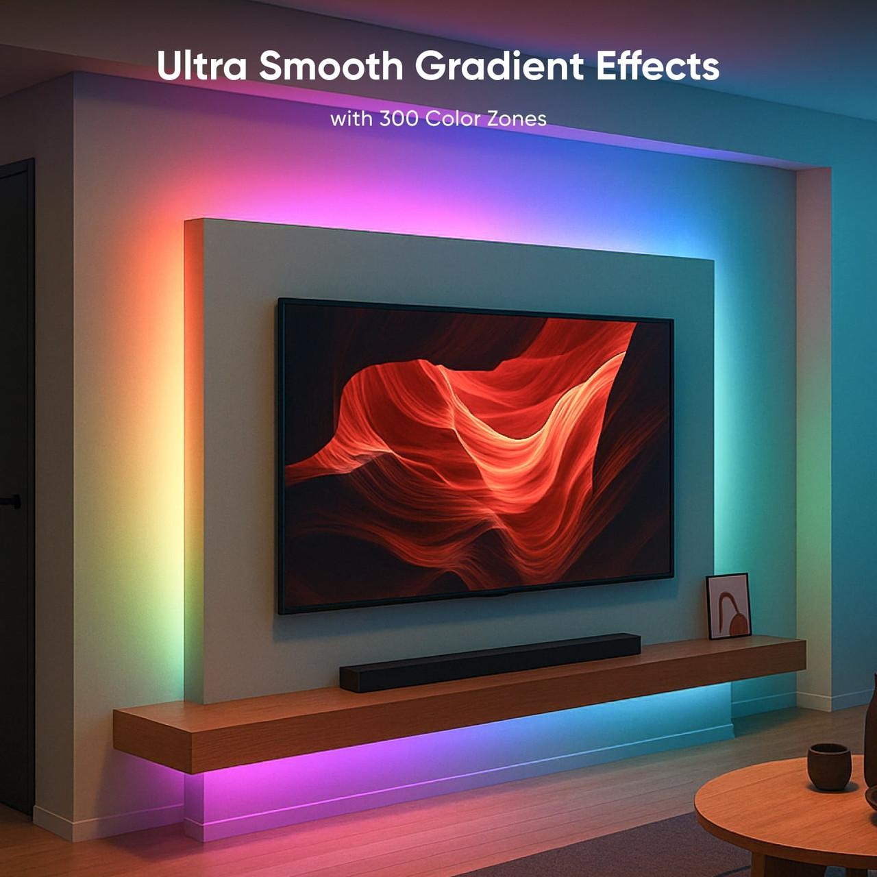 Nanoleaf Essentials Matter HD Multicolor Lightstrip (16.4ft) – Smart RGBIC LED S