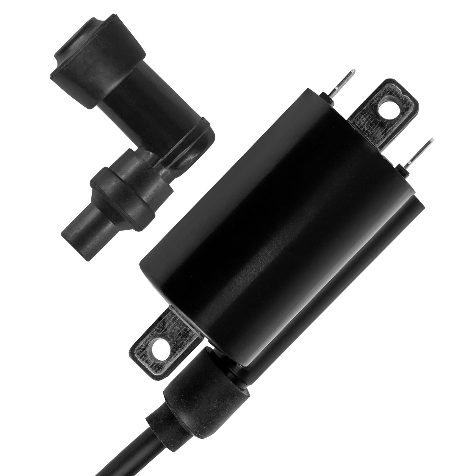 Ignition Coil w/ Spark Plug Boot Cap for Kawasaki KAF620 Mule 4010 Trans 2009-21