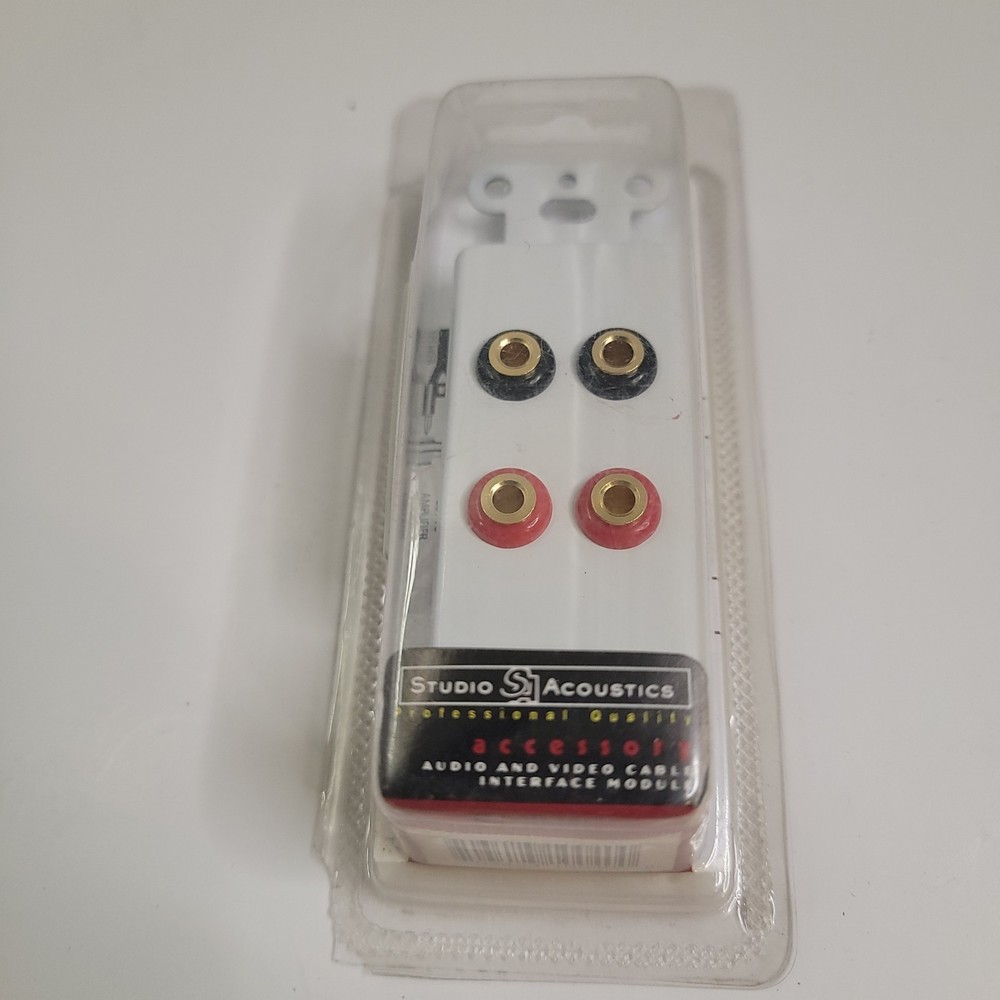 Studio Acoustics (BJ-1004G) Banana Speaker Jacks Gold Plated Interface Module