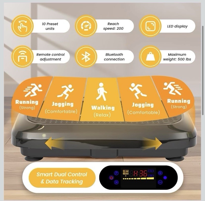 Vibration Plate Exercise Machine