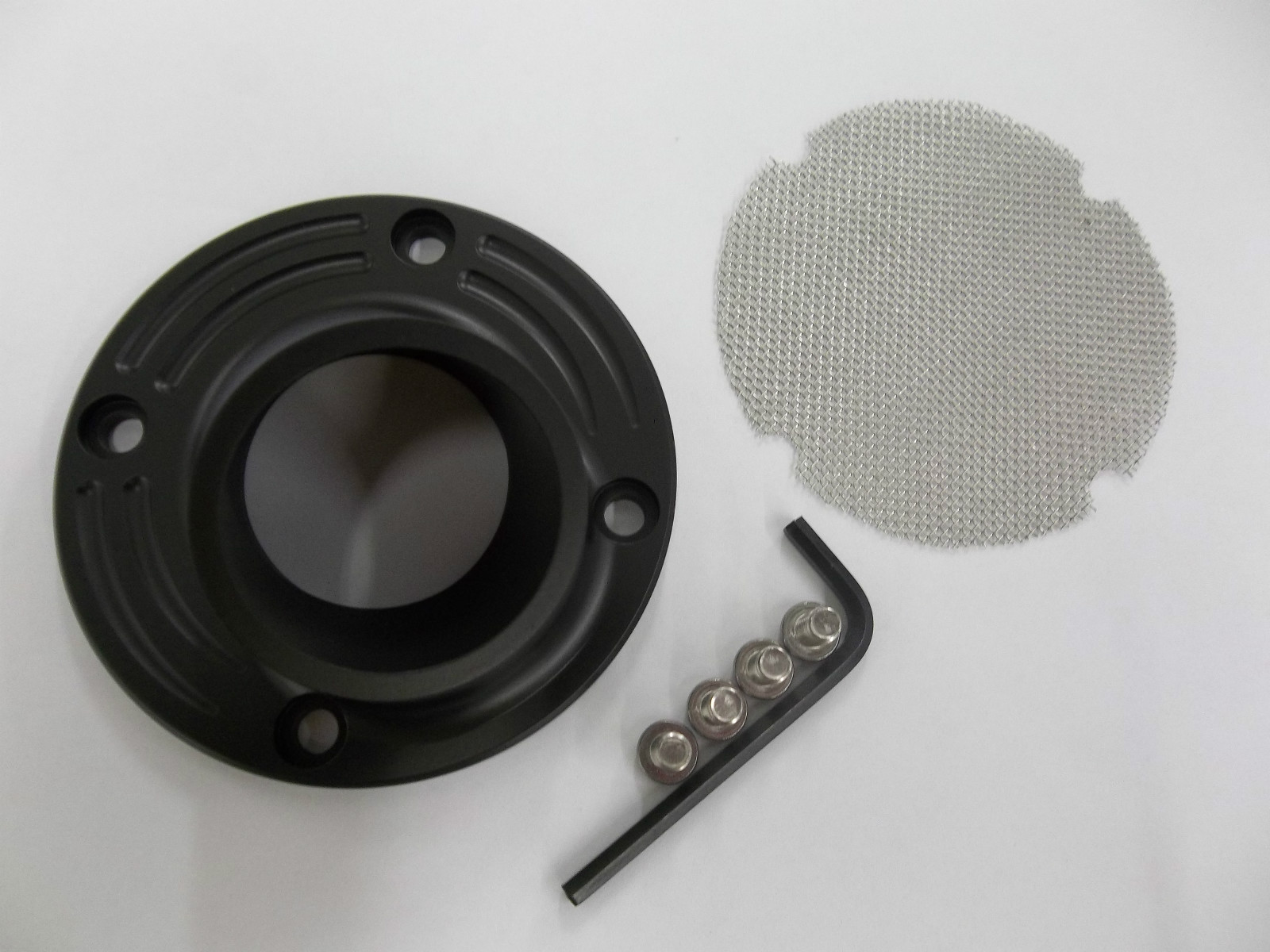 BLACK Billet Power tip for 2014 thru 2024 Yamaha Grizzly 700 ATV  Exhaust