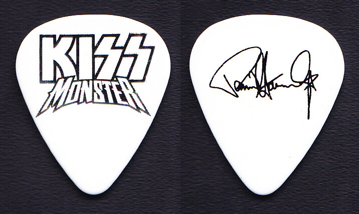 KISS Paul Stanley Signature White/Black Guitar Pick - 2013 Monster European Tour