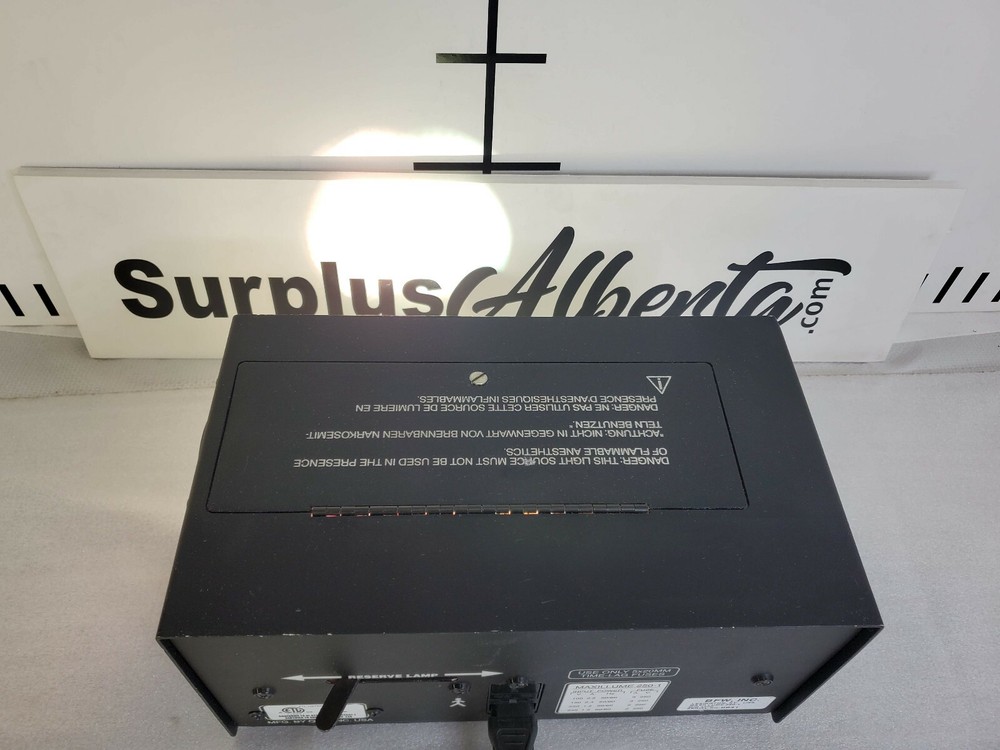 BFW maxillume 250-1 Fiber Optic Light Source