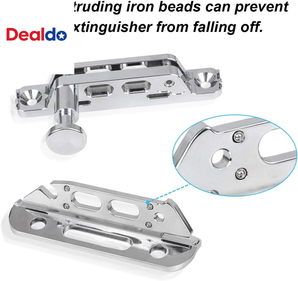 Chrome Quick Release Fire Extinguisher Mount Roll Bar Extinguisher Mounting Brac