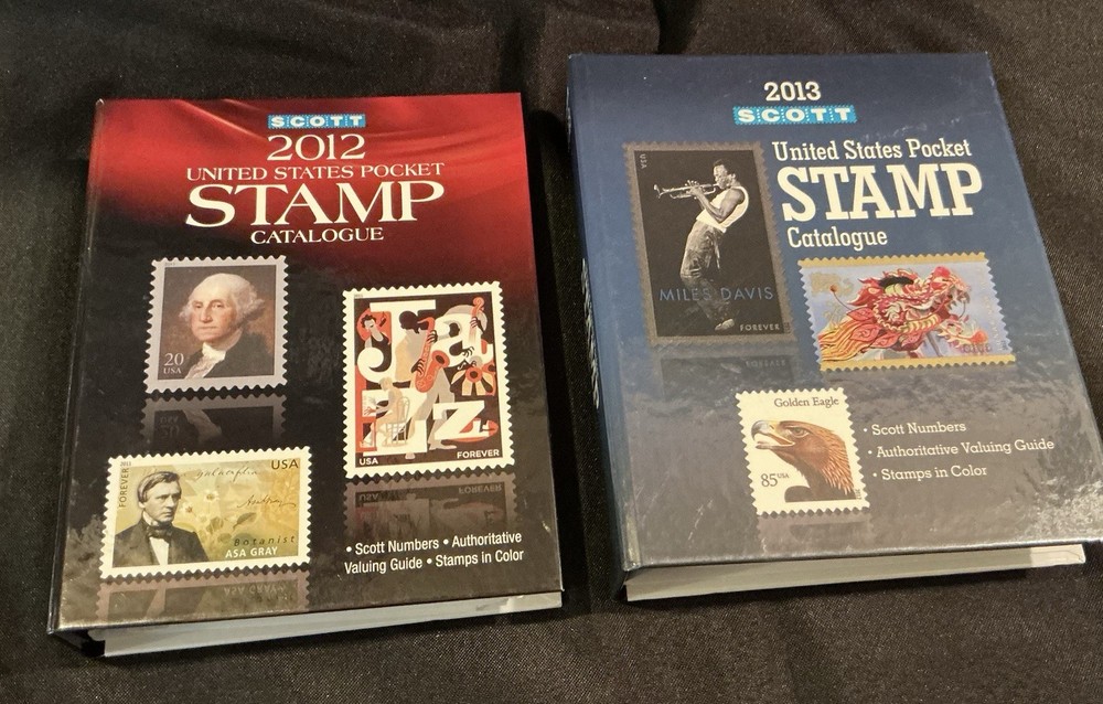 Scott 2012 & 2013 US Pocket Stamp Catalogs- Lot of 2 Mint Condition