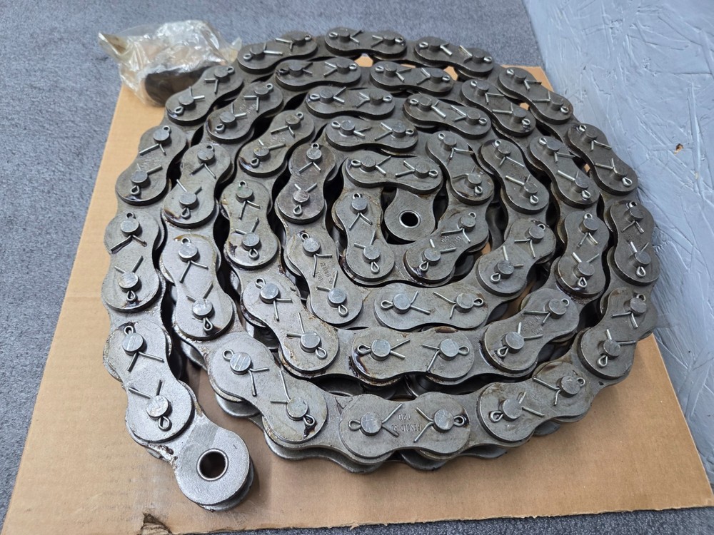 Renold 120 Cotter Roller Chain 10ft, 1.5" Pitch, Connecting Link