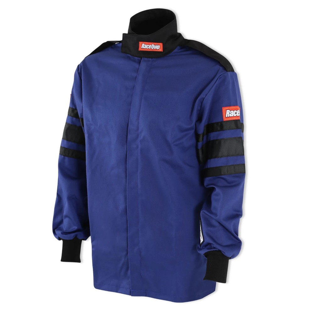 RaceQuip Single Layer Fire Suit Jacket Blue - Small