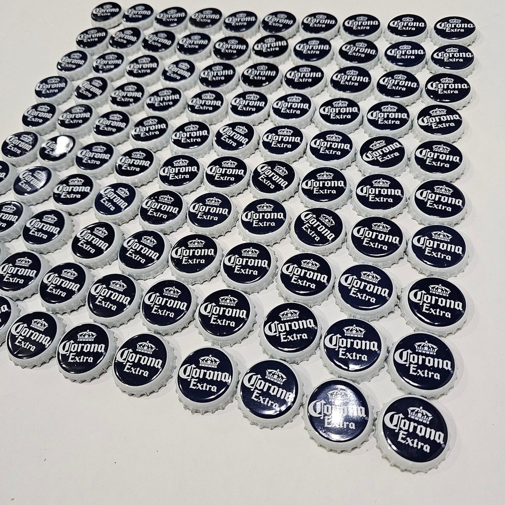 100 Corona Extra bottle caps