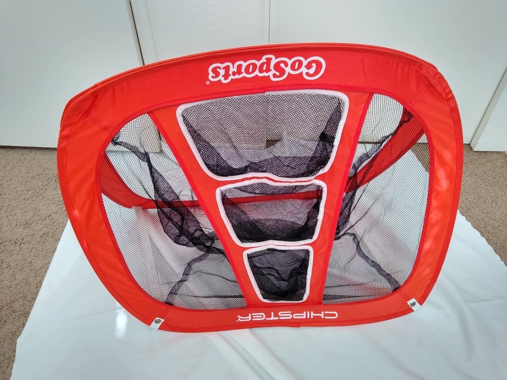 GoSports Chipster Golf Chipping Training Net Replacement Only Red Game Compact..
