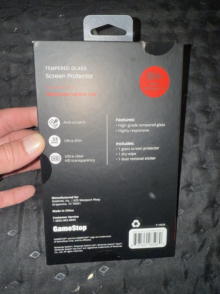 Nintendo Switch Lite Tempered Glass Screen Protector