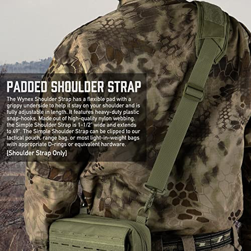 Shoulder Strap Pad for Tactical Pouch, Universal Bag Strap with Detachable