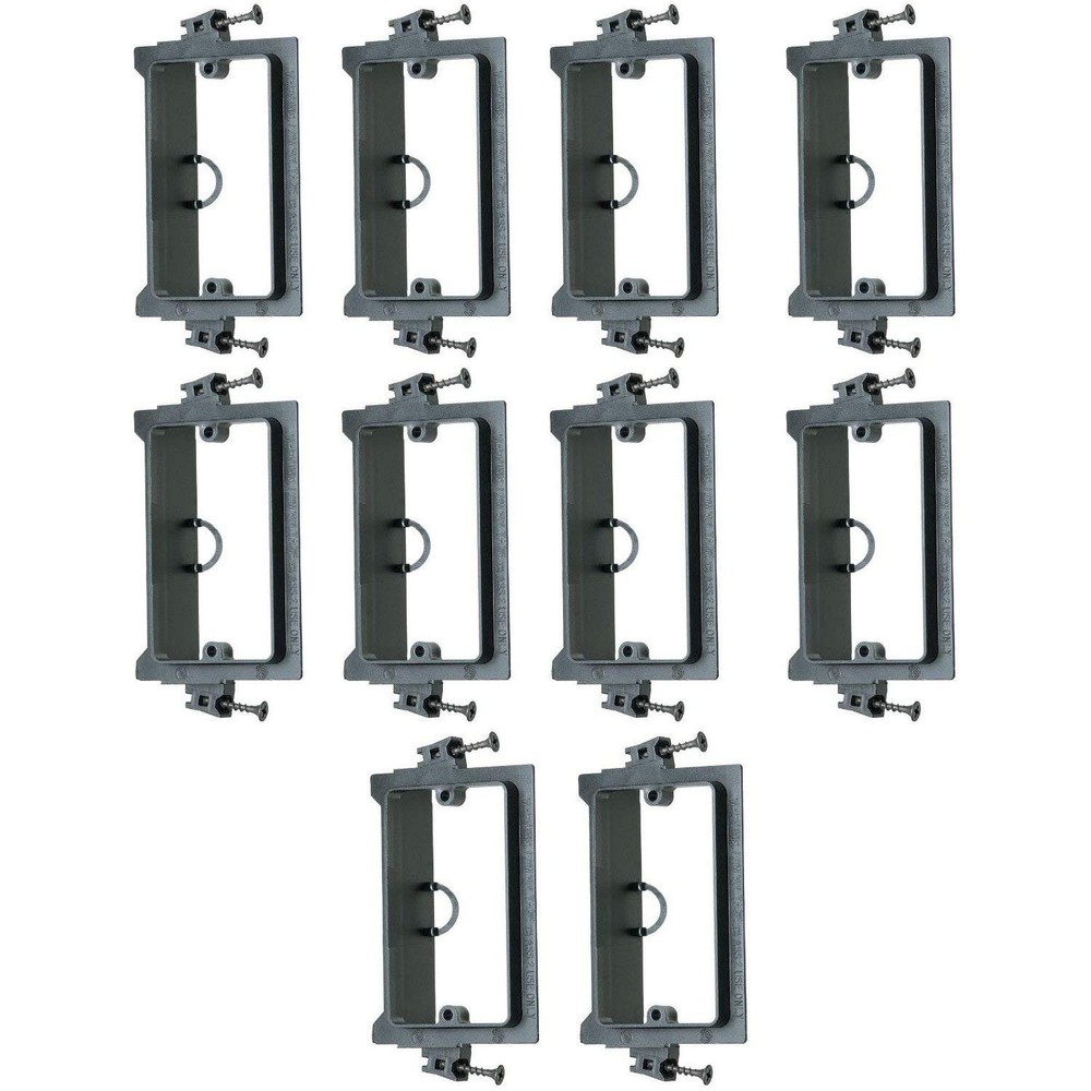 Lvs1 Screw On Single Gang Low Voltage Mounting Bracket 10/pack