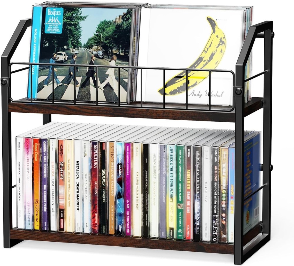 Space-Saving CD Shelf - Home Office Organizer