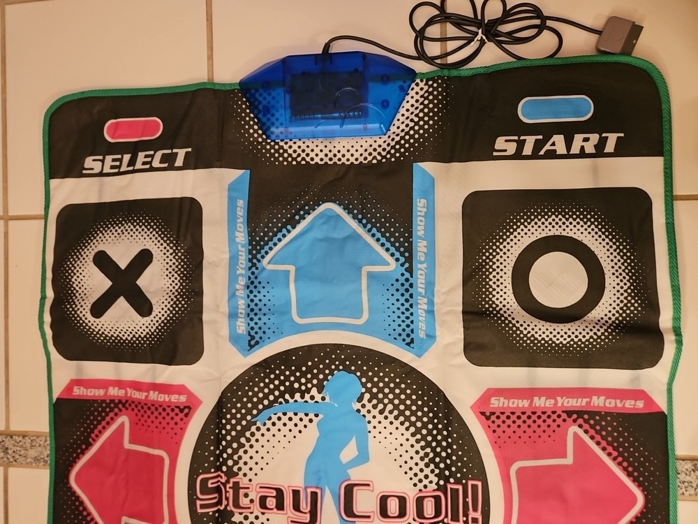 Dance Dance Revolution PlayStation PS2/DDR Mat Controller- Tested- Nice Shape