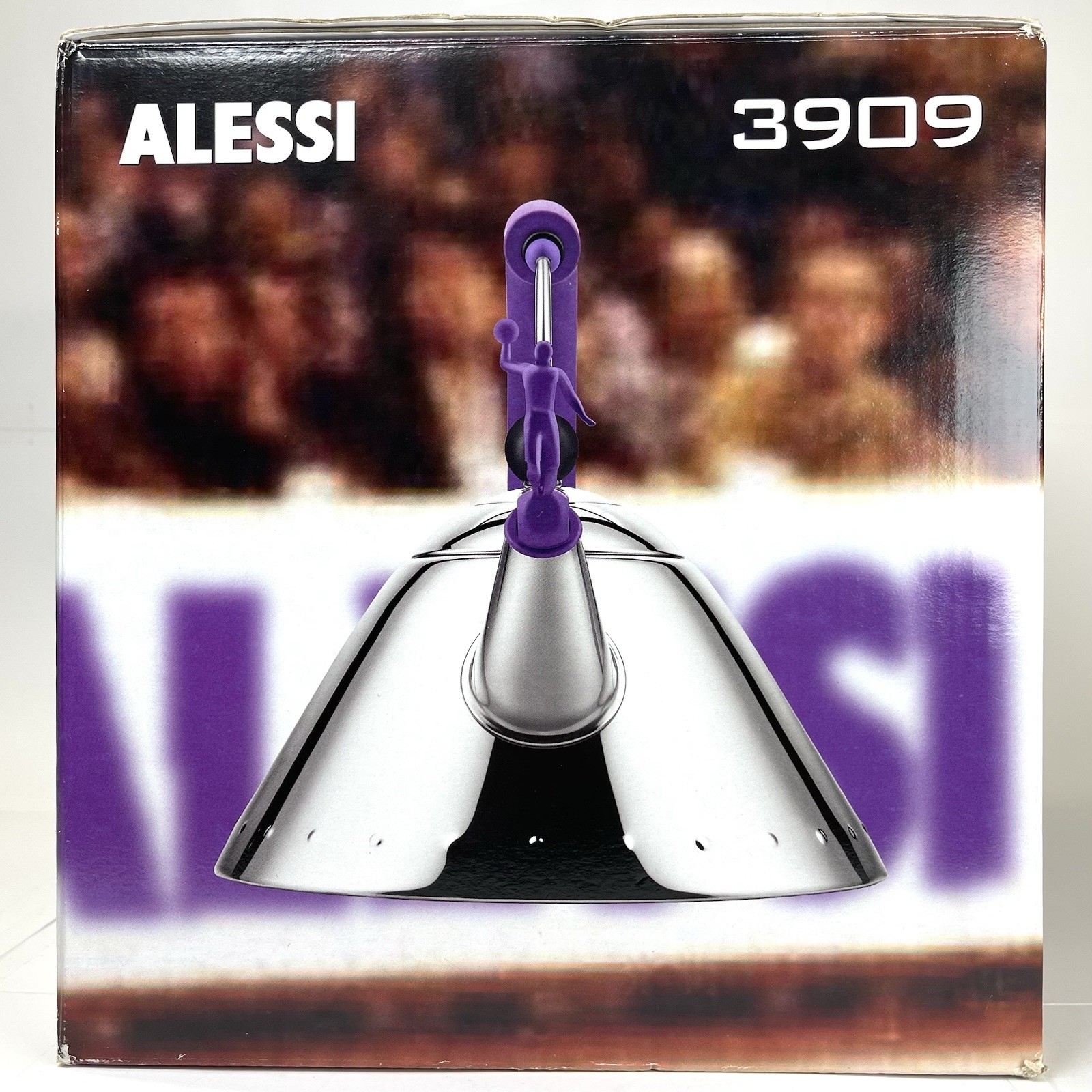 Alessi 3909 Kettle Virgil Abloh Limited Edition Purple Handle Michael Graves NIB