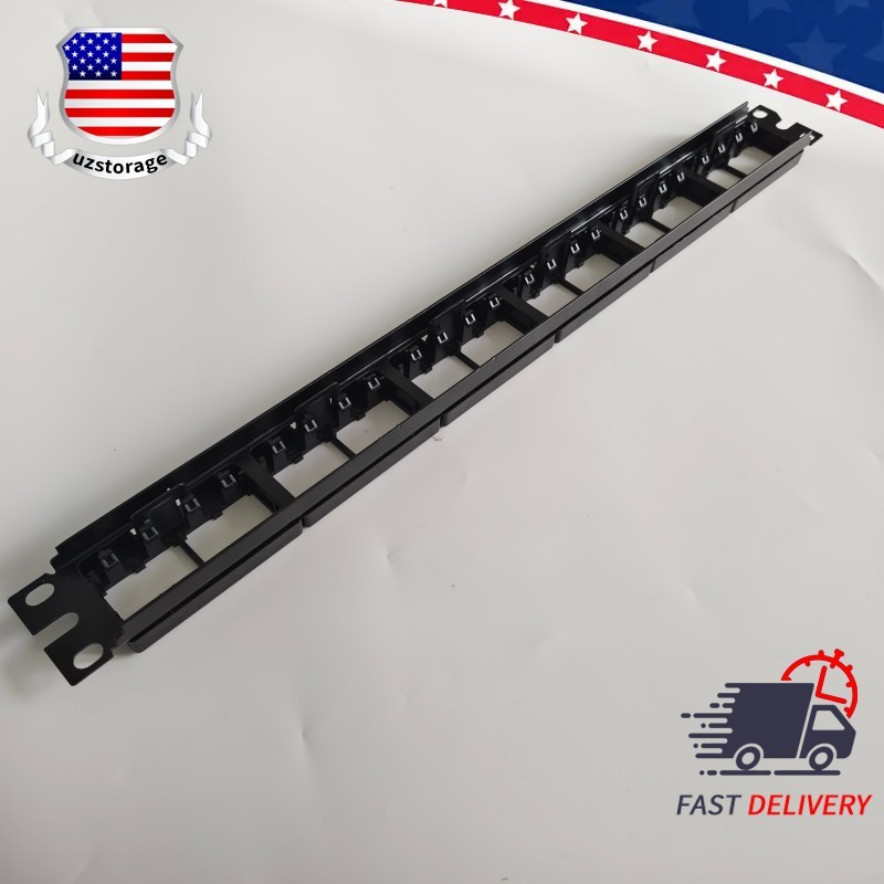 NEW For Panduit Mini CPP24WBLY CAT6, 5E 24 port modular patch panel