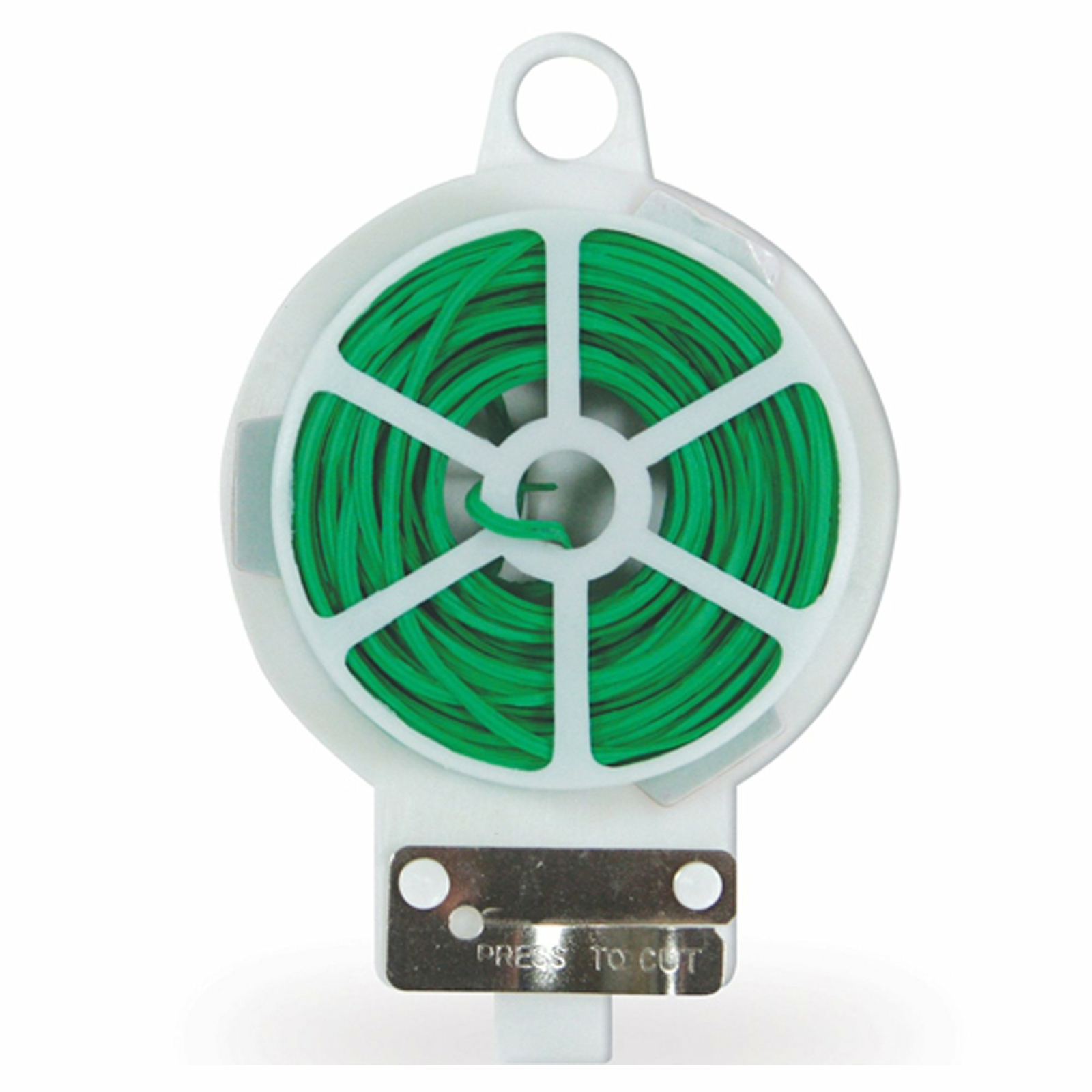 100 FT Green Garden Twist Tie Roll with Cutter for Gardening Kitchen String Ties