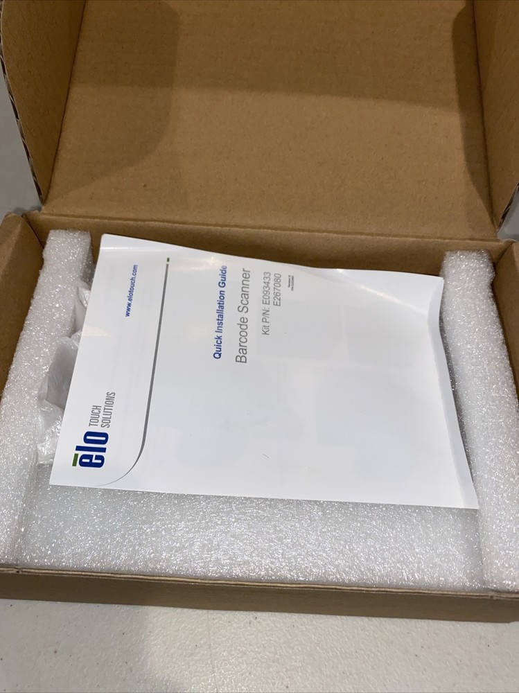 Elotouch Electronics E267080 1d Barcode Bcr Reader Kit Microcpnt Usb F/x-series