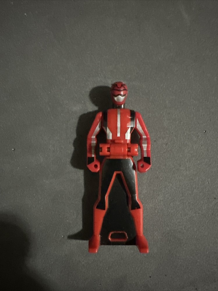 Gokaiger Power Rangers Megaforce 3" Red Go-Busters Ranger Key DX Figure