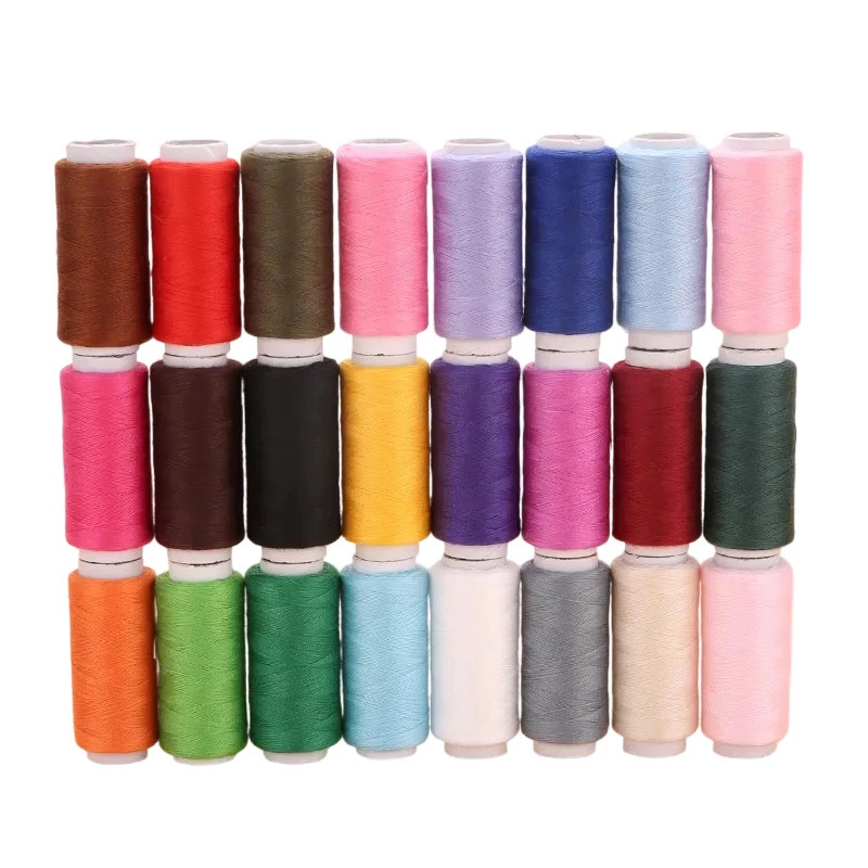 Polyester Embroidery Thread Set 10-24 Colors Sewing Craft Machine & Hand 🧵