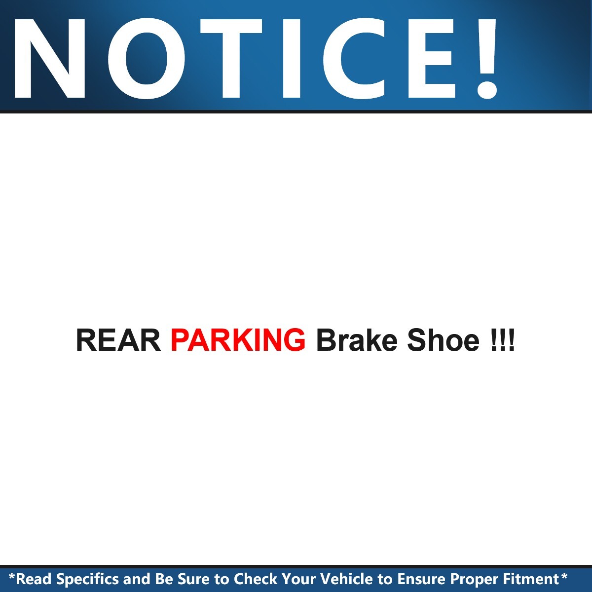 Rear Parking Brake Shoe Set for Toyota Camry Highlander Avalon Lexus ES300 ES350