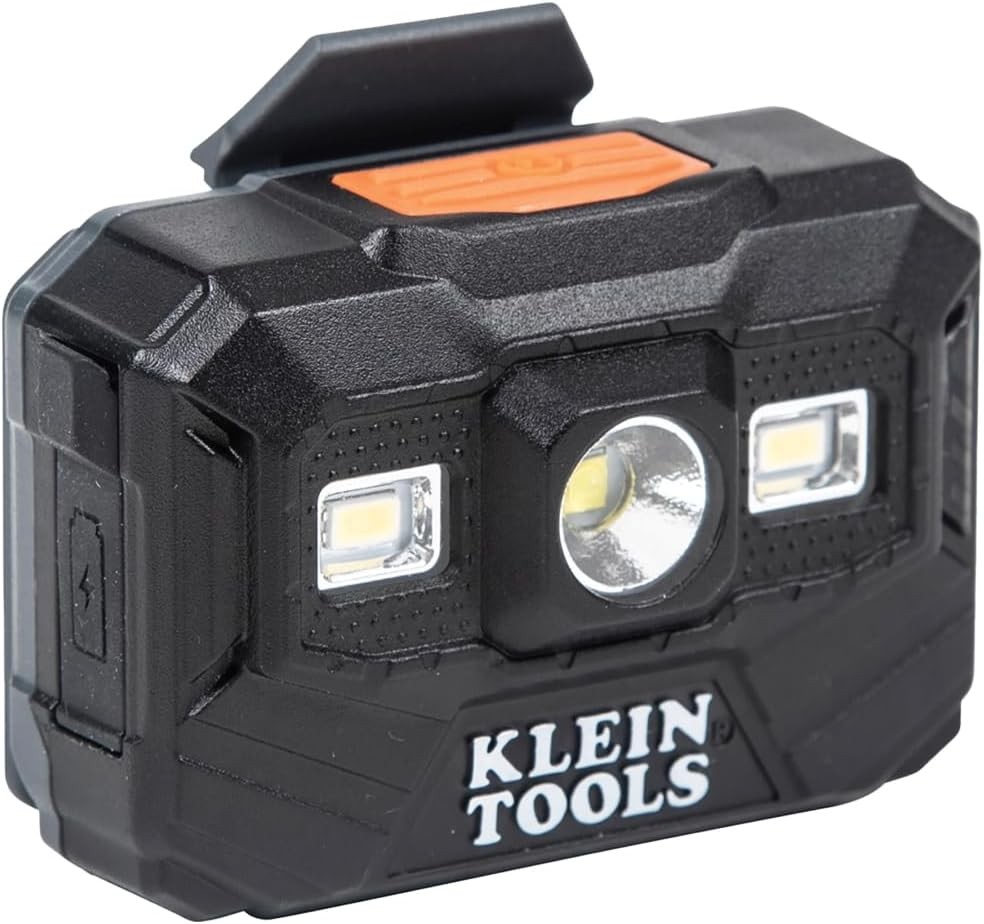Klein Tools 56062 Rechargeable LED Headlamp / Worklight for One Size, Black