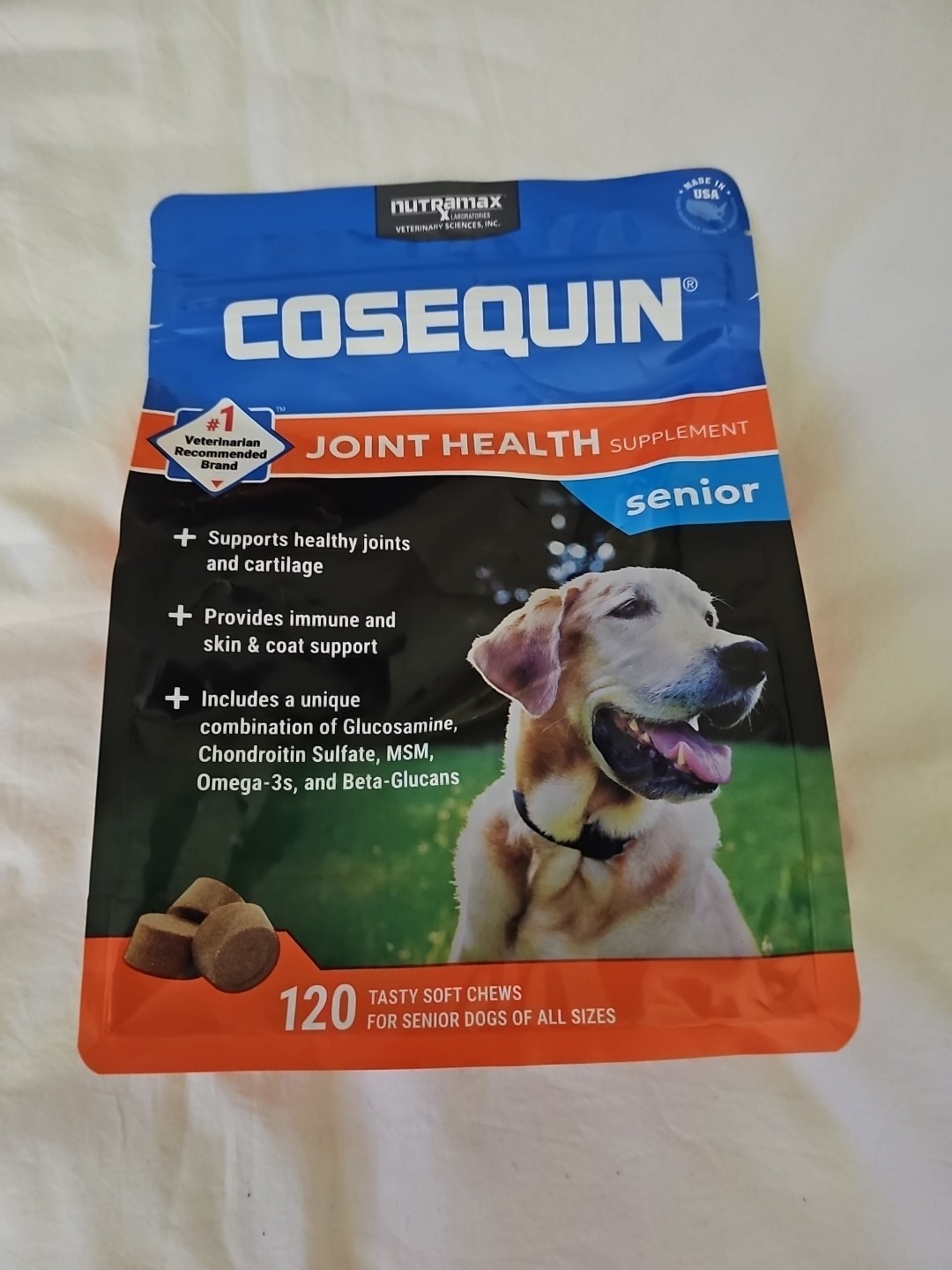 Cosequin Senior Maximum Strength Soft Chews for Dogs 120 CT ex 2027