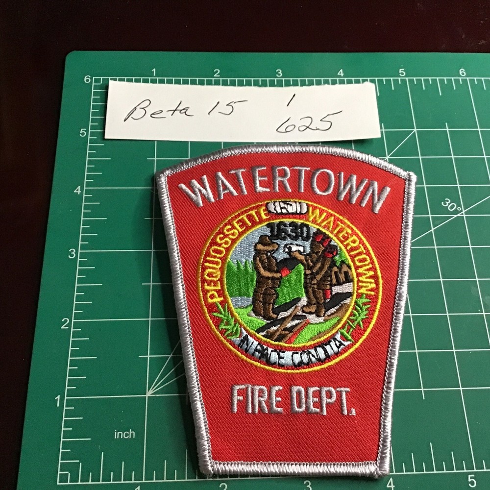Watertown Massachusetts Fire Dept Patch