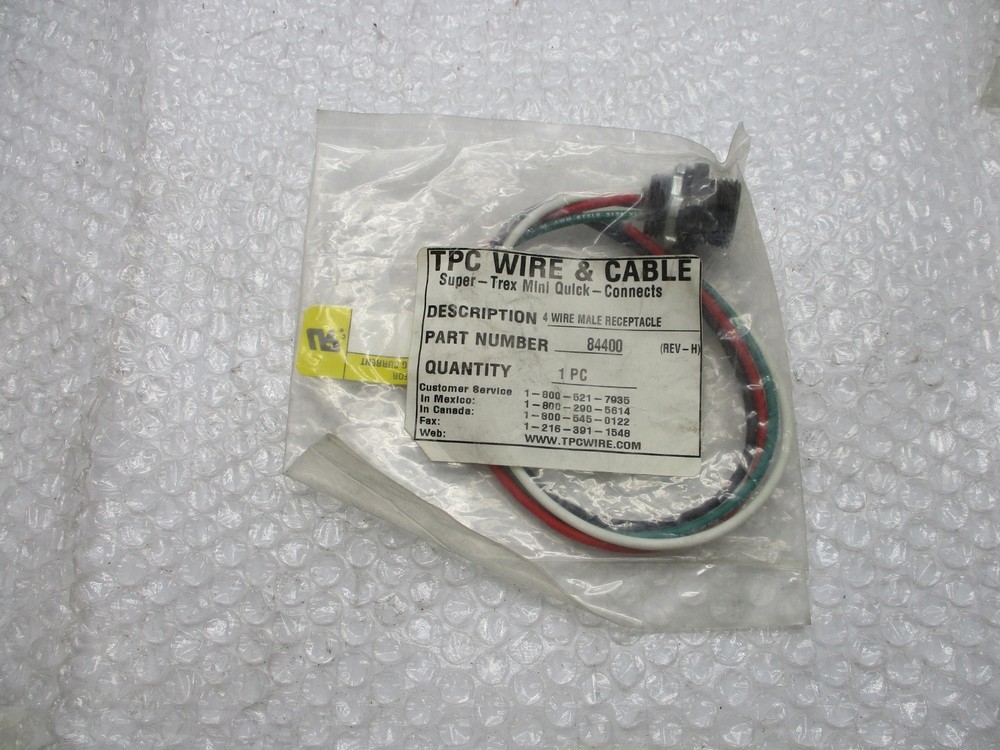 TPC WIRE & CABLE 84400 RECEPTACLE NSMP